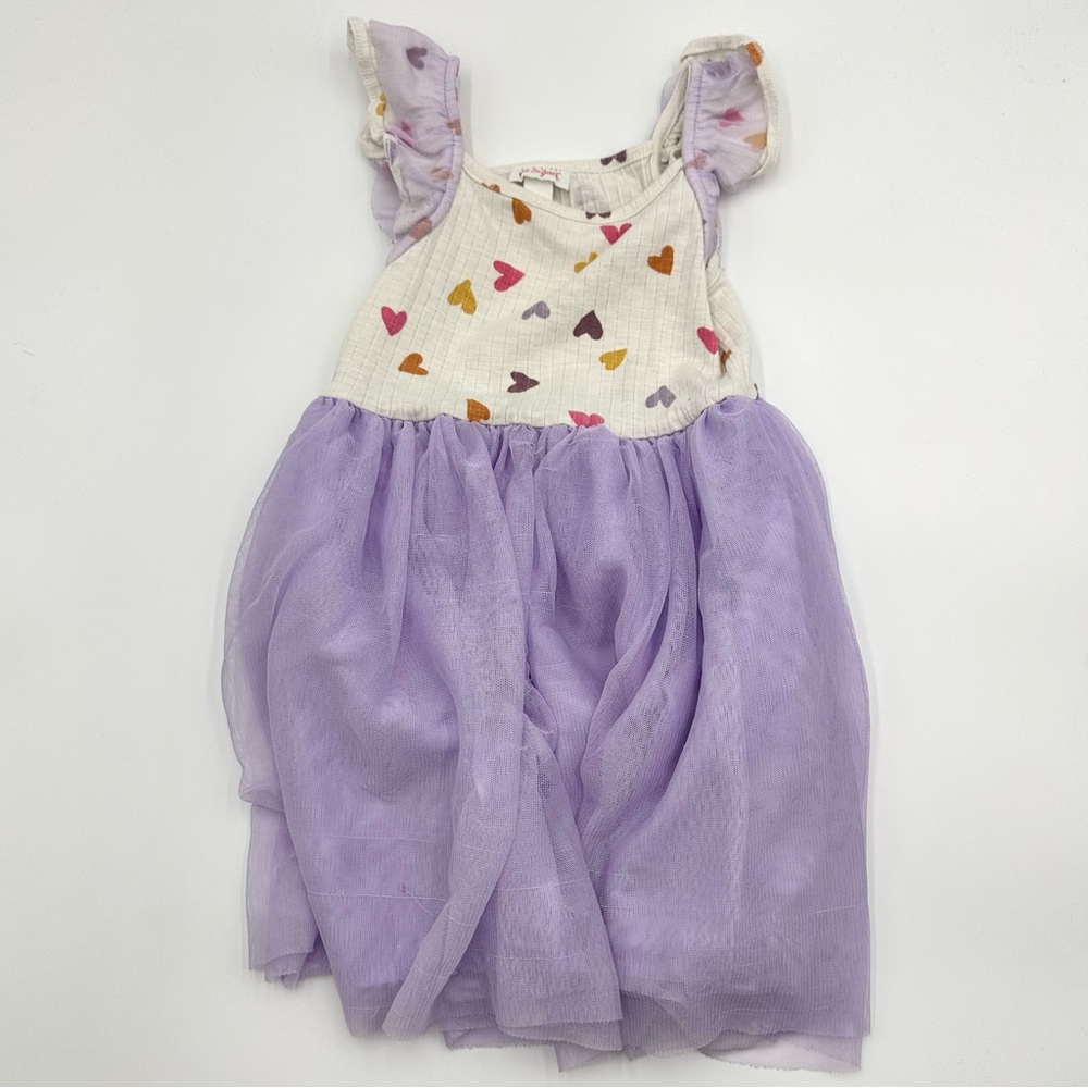 Toddler Girls’ Lavender Hearts Dress - Cat & Jack™ (Size 4T)